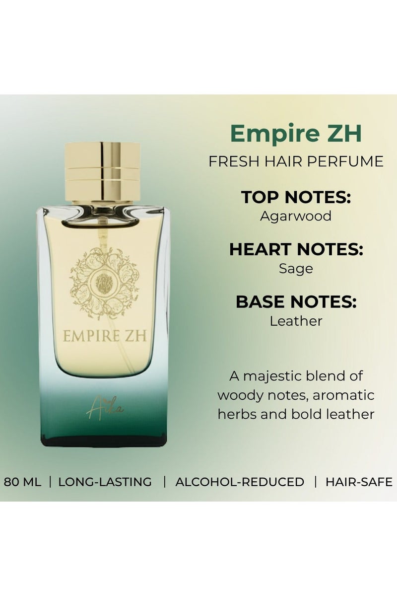 Aika 80ml Empire ZH Perfume for Women, Long-Lasting women perfume for Body & Hair, Alcohol-Free perfumes for women with Leather, Olibanum & Woody Notes - Image 4